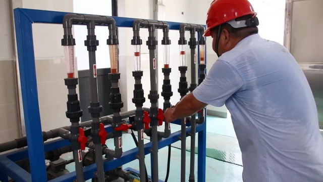 无锡市锡山水务采用MBR工艺新建的云林分厂正在试运行