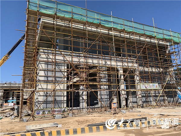 在建的济南历城区旅游路水厂预留膜净水车间建设用地