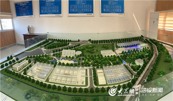 在建的济南历城区旅游路水厂预留膜净水车间建设用地