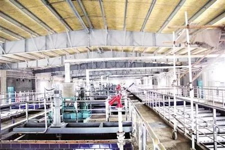 乌海市乌达区水质净化工程棚户区净水厂土建工程完工 乌海市乌达区水质净化工程棚户区净水厂土建工程完工