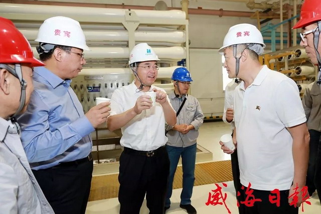 威海市张海波市长调研节水型社会水资源安全保障工作 威海市张海波市长调研节水型社会水资源安全保障工作
