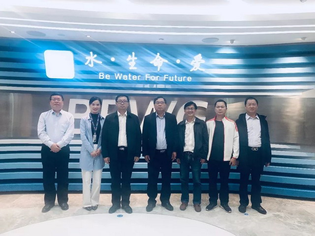 贵港市国资委招商团参观考察北控水务稻香湖再生水厂 贵港市国资委招商团参观考察北控水务稻香湖再生水厂