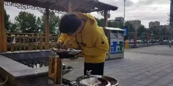 驿站直饮水浸润市民心泰安市生态健身公园增设直饮水 驿站直饮水浸润市民心泰安市生态健身公园增设直饮水