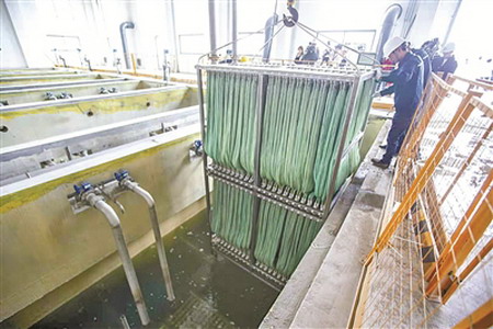 江东北区污水处理厂膜技术工艺改造宁波全市拔得头筹