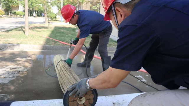 青岛豆金河中水厂精致中水生产车间转鼓式滤膜清洗机