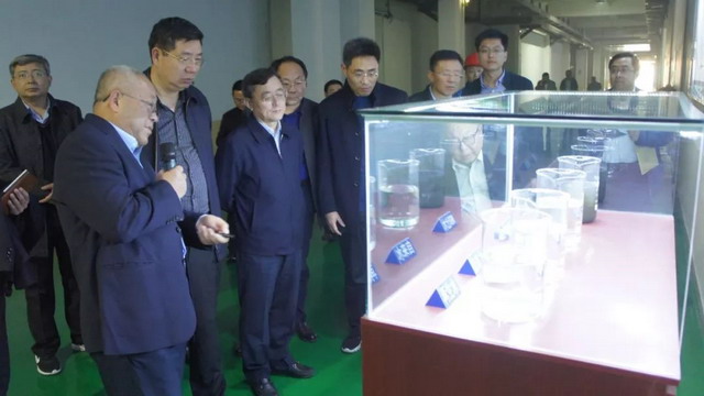 省住建厅王玉志厅长一行调研烟台市套子湾污水处理厂
