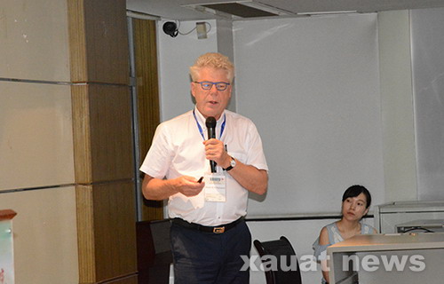 荷兰瓦赫宁根大学Huub Rijnaarts教授讲话 荷兰瓦赫宁根大学Huub Rijnaarts教授讲话