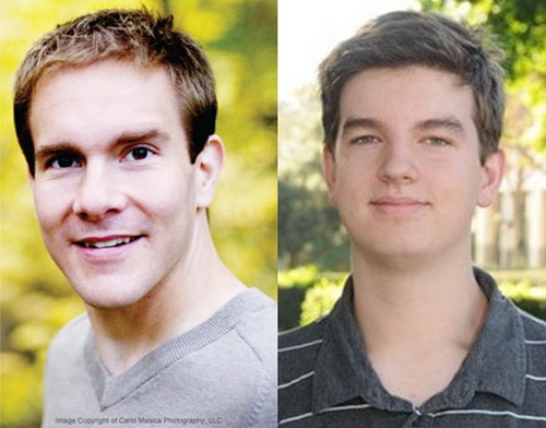 谢恩·阿尔多（Shane Ardo）博士（左）和威廉·怀特（William White，本文第一作者）。图片来源：UCI