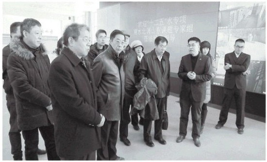 住建部水专项办专家组及省住建厅领导现场检查示范工程建设情况 住建部水专项办专家组及省住建厅领导现场检查示范工程建设情况