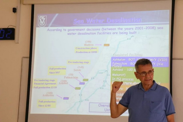 清华学子访问以色列理工学院参观拉宾海水淡化实验室