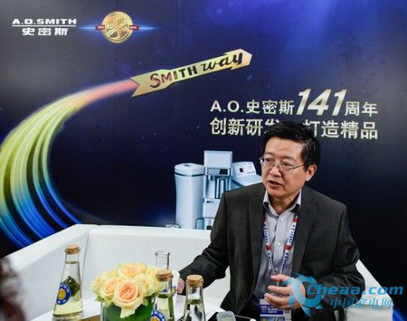 A.O.史密斯中国区总裁丁威 A.O.史密斯中国区总裁丁威