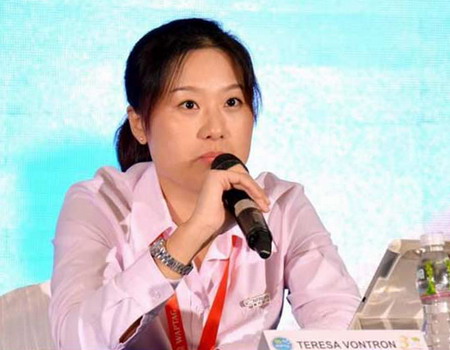 时代沃顿海外事业部孙楠在WAPTAG年会上发言 时代沃顿海外事业部孙楠在WAPTAG年会上发言