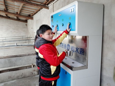 碧水源“饮水思源”公益项目惠及湖北浠水县朱店小学