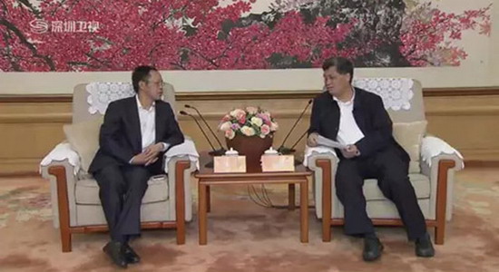 碧水源董事长文剑平一行赴深圳与市委书记马兴瑞会见 碧水源董事长文剑平一行赴深圳与市委书记马兴瑞会见