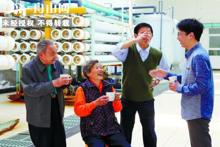 高从堦院士领衔院士工作站解决嵊泗淡化海水硬度问题 高从堦院士领衔院士工作站解决嵊泗淡化海水硬度问题