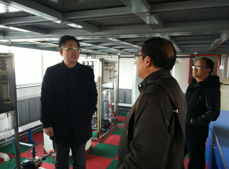 省外专局赴甘肃省膜科院调研引智工作张鹏云院长陪同