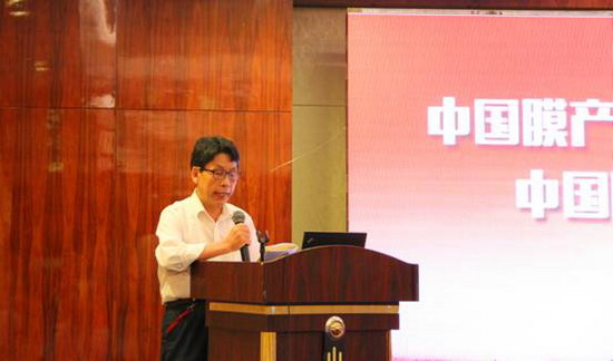 中国膜工业协会首席顾问尤金德为会议做总结发言 中国膜工业协会首席顾问尤金德为会议做总结发言