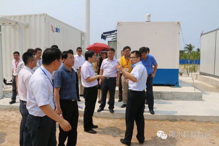 徐南平一行在中电科海洋信息产业基地调研 徐南平一行在中电科海洋信息产业基地调研