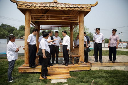 天津市委副书记王东峰考察碧水源鲁文庄村CWT项目 天津市委副书记王东峰考察碧水源鲁文庄村CWT项目