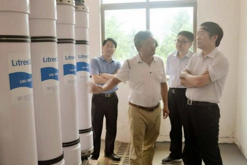 科技部徐南平副部长一行实地考察海南立昇膜产业基地 科技部徐南平副部长一行实地考察海南立昇膜产业基地