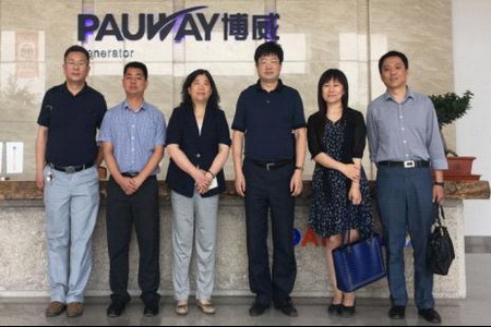 天津海淡所李琳梅所长一行调研博威动力配套电站机组