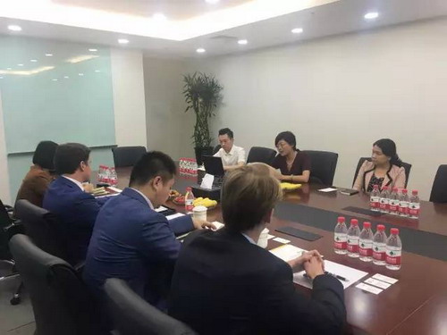 澳大利亚驻华使馆商务处商务参赞一行赴赛诺水务访问