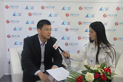 烟台金正环保科技有限公司市场总监隋向前接受采访 烟台金正环保科技有限公司市场总监隋向前接受采访