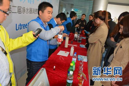 立昇携手中消协在苏州举办净水科普公益活动参观工厂