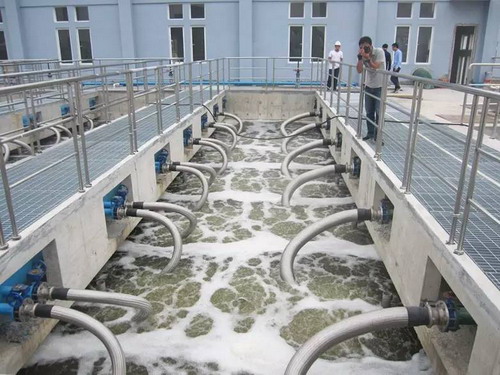 陈店污水处理厂的MBR膜池 陈店污水处理厂的MBR膜池