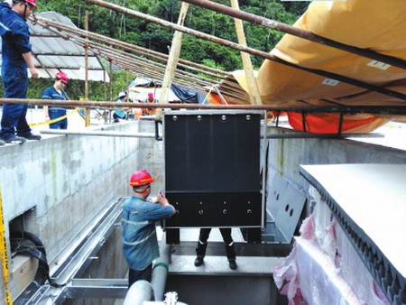 厄瓜多尔科卡科多—辛克雷水电站净水技术工程施工现场 厄瓜多尔科卡科多—辛克雷水电站净水技术工程施工现场