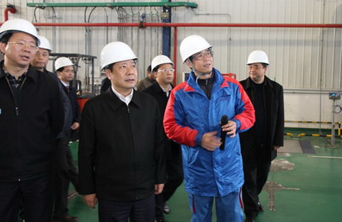 南昌市委书记一行赴星火有机硅查看污水排放提标改造 南昌市委书记一行赴星火有机硅查看污水排放提标改造