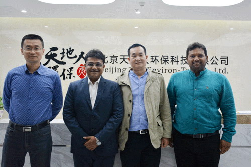 与印度水企交流纺织业零排放天地人深耕“一带一路”