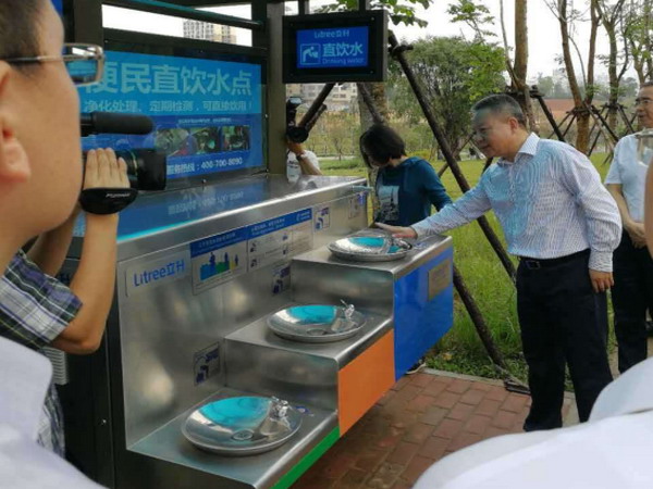 海南省景区立升便民设施公共直饮水获沈晓明省长认可 海南省景区立升便民设施公共直饮水获沈晓明省长认可