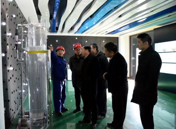 华电科工副总彭刚平一行到华电水务天津项目基地调研 华电科工副总彭刚平一行到华电水务天津项目基地调研
