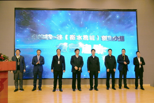 碧水源戴日成出席衡水桃城中关村ｅ谷创业小镇开园式