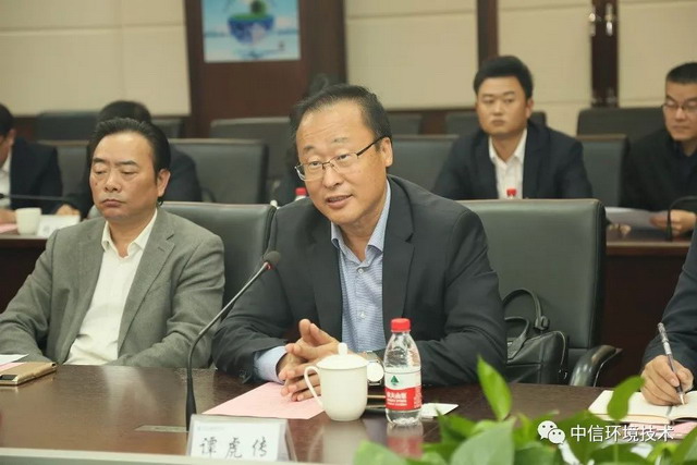 中信环境技术高级副总裁谭虎传畅谈合资公司未来美好发展 中信环境技术高级副总裁谭虎传畅谈合资公司未来美好发展