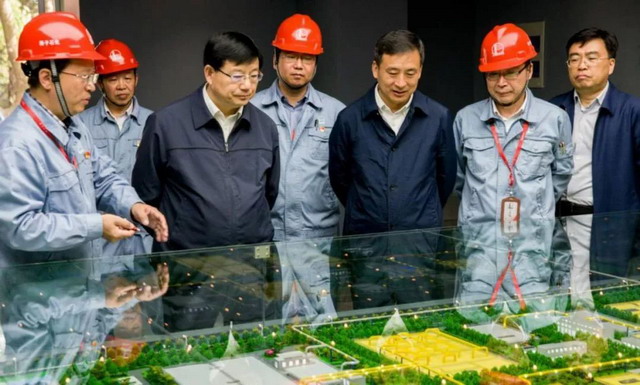 胡祖才调研视察江苏凯米承建的扬子石化中水回用项目 胡祖才调研视察江苏凯米承建的扬子石化中水回用项目