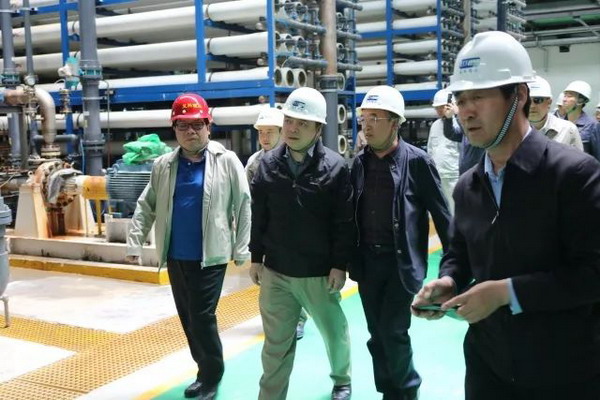 全国工商联南存辉副主席一行前往青海在启迪清源考察 全国工商联南存辉副主席一行前往青海在启迪清源考察