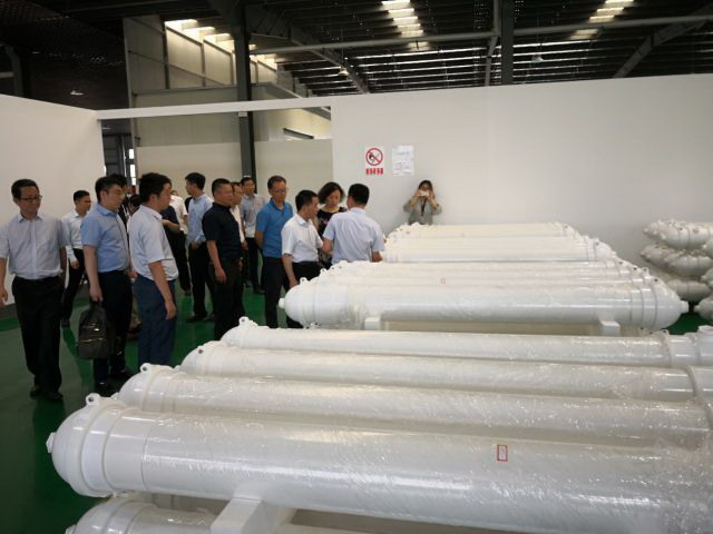 启迪控股总裁袁桅前往启迪清源芜湖生产基地考察指导 启迪控股总裁袁桅前往启迪清源芜湖生产基地考察指导