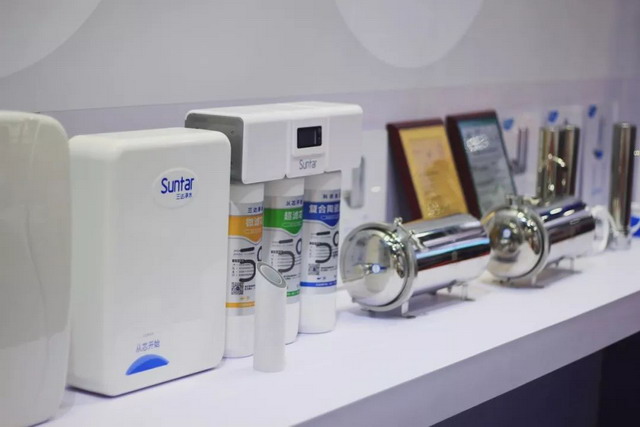 蓝伟光在上海国际水展上畅谈三达膜最新纳滤净水技术 蓝伟光在上海国际水展上畅谈三达膜最新纳滤净水技术