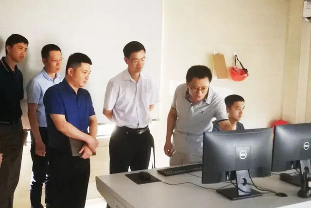 石狮市黄春辉市长视察中信环境技术海天污水提标改造