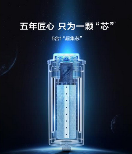 美的净水器攻克“五合一超集芯”率先进入一根芯时代 美的净水器攻克“五合一超集芯”率先进入一根芯时代