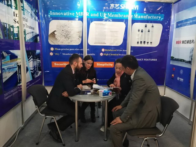 水艺膜携超滤膜技术前往俄罗斯国际水处理展览会切磋 水艺膜携超滤膜技术前往俄罗斯国际水处理展览会切磋