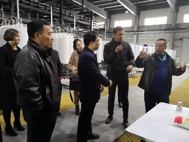 新疆伊犁州领导考察天地人川宁生物中水回用分盐工程 新疆伊犁州领导考察天地人川宁生物中水回用分盐工程