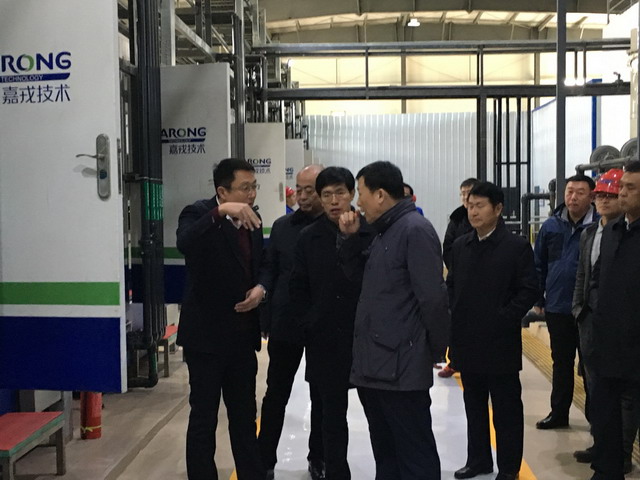 辽宁省副省长一行莅临嘉戎技术沈阳大辛项目现场视察 辽宁省副省长一行莅临嘉戎技术沈阳大辛项目现场视察
