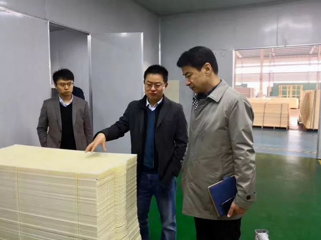 南京市江宁区组织部副部长刘伟来瑞洁特滨江工厂考察 南京市江宁区组织部副部长刘伟来瑞洁特滨江工厂考察