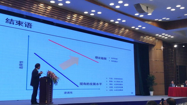 徐南平院士为2018中国新材料产业发展大会作主题报告 徐南平院士为2018中国新材料产业发展大会作主题报告