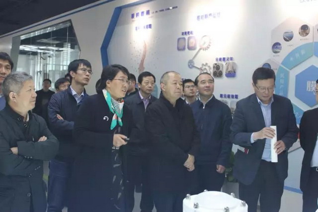 工信部副部长王江平一行赴江苏膜科技产业园考察调研 工信部副部长王江平一行赴江苏膜科技产业园考察调研