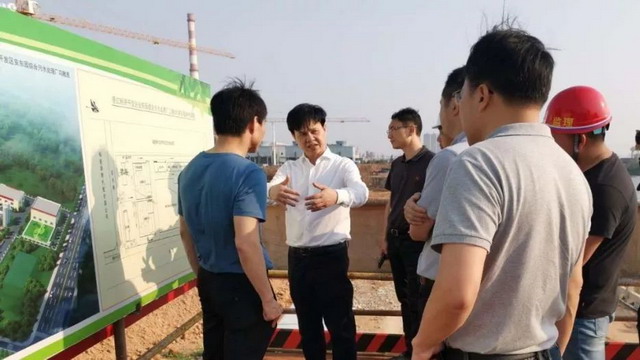 张文贤市长督察中信环境技术晋江经开区污水厂MBR项目 张文贤市长督察中信环境技术晋江经开区污水厂MBR项目