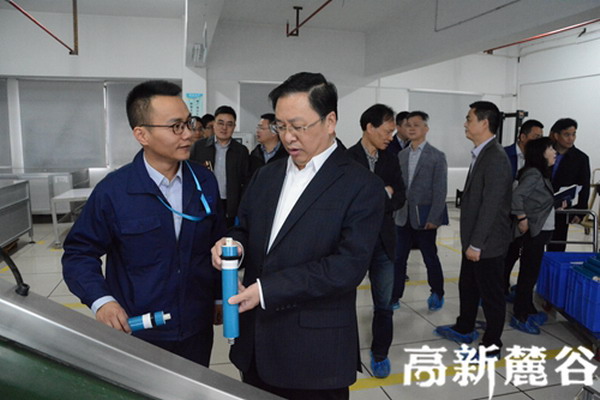 长沙高新区管委会职能部门前往湖南沁森高科开展帮扶